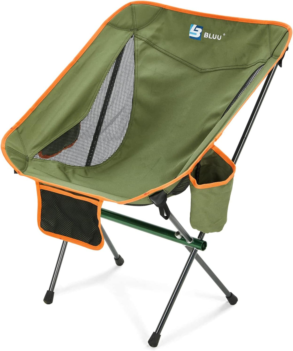 Green Ultralight Foldable Camping Chair R8466