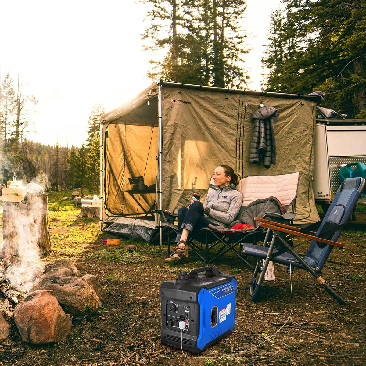 Portable Inverter Generator 2000 Watt Gas Powered M700548