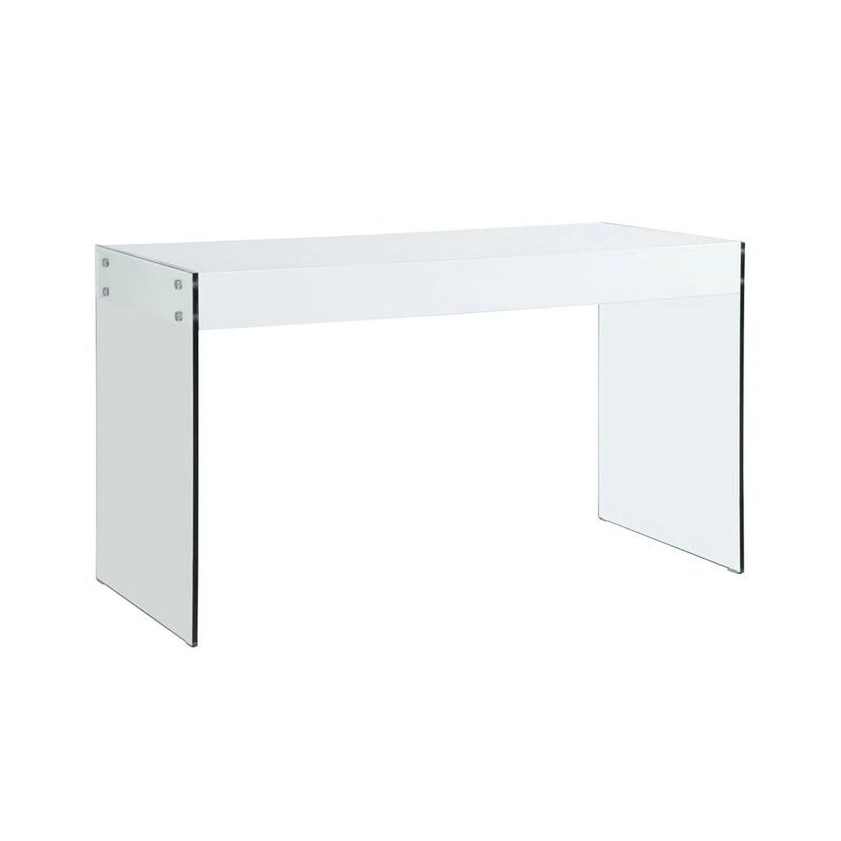 51.2" Wood and Glass Desk S656