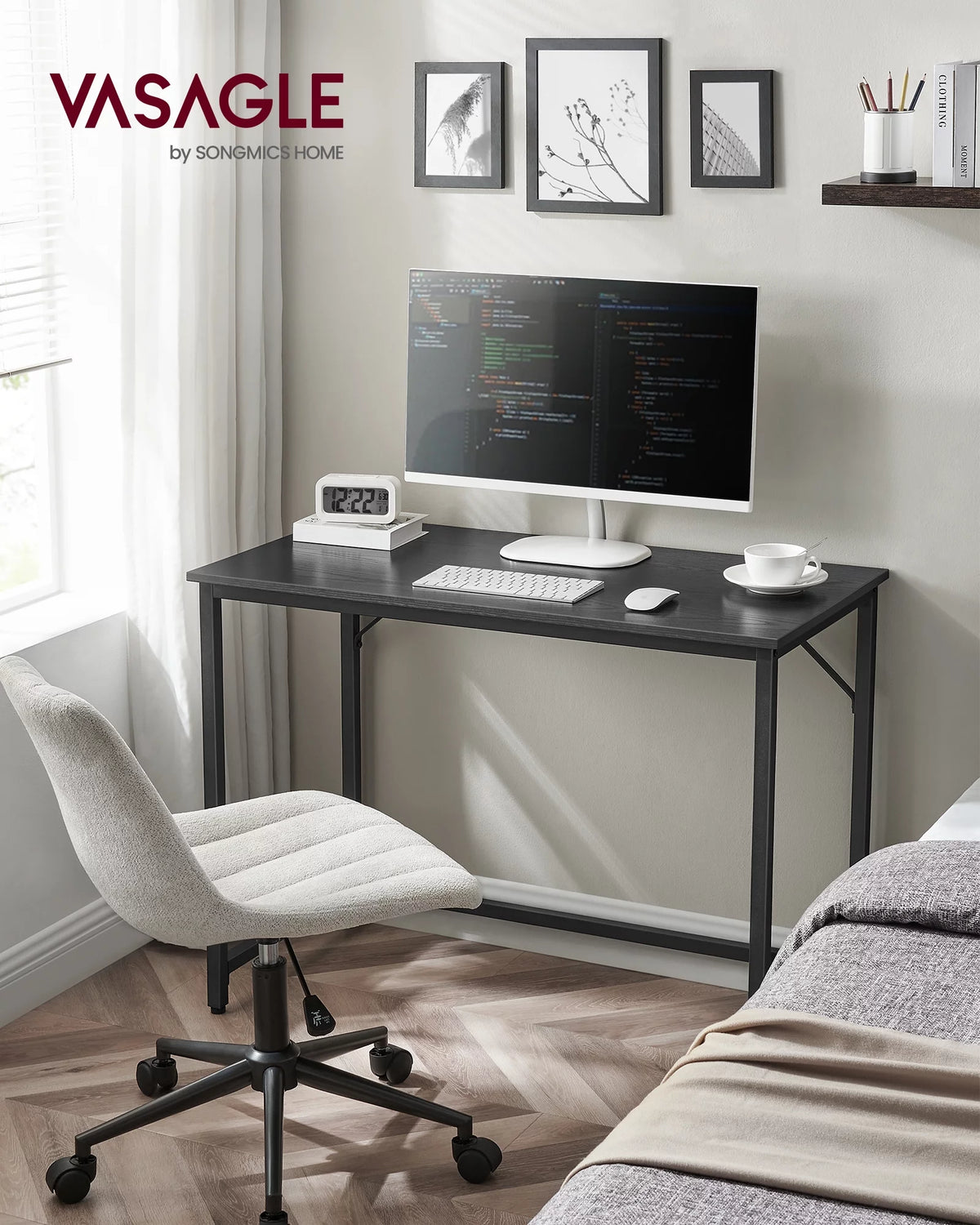 Rustic Brown Black Computer Desk P942231