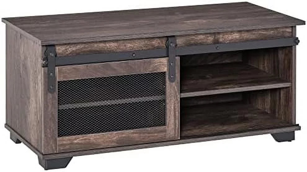Dark Brown Coffee Table with Storage O36150