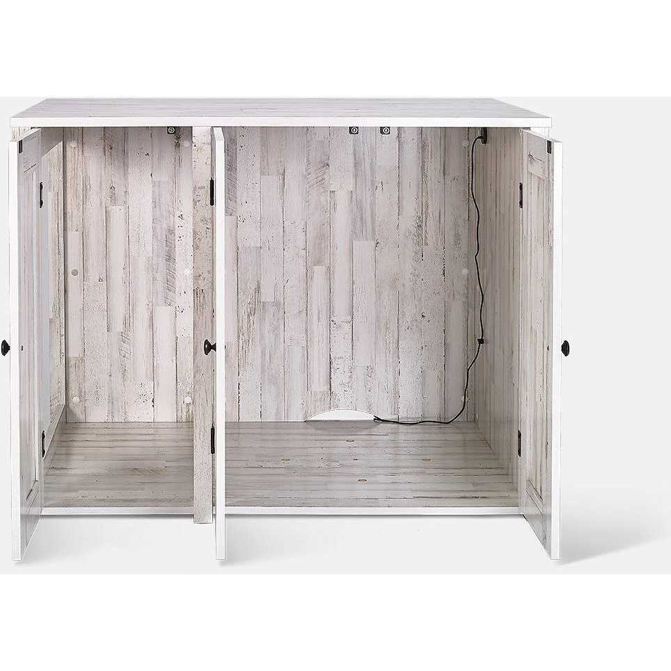 Cat Litter Box Credenza Cat Cabinet H396035