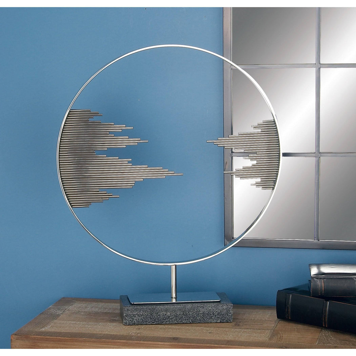 Stainless Steel Marble Decor P3554