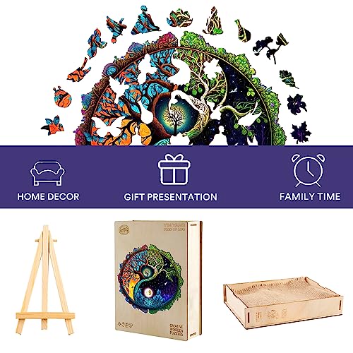 Tree of Life Wooden Jigsaw Puzzles, 200 pcs W890