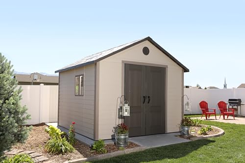 11 by 11 Feet Outdoor Storage Shed with Windows P99671