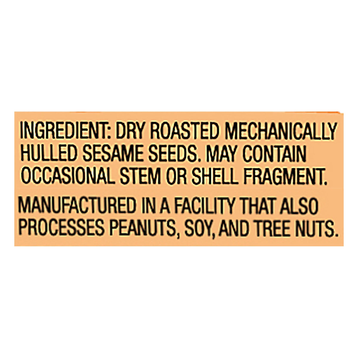 Sesame Tahini Roasted - 9 LB R735