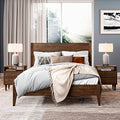 Queen Size Solid Wood Platform Bed K237890