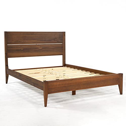 Queen Size Solid Wood Platform Bed K237890