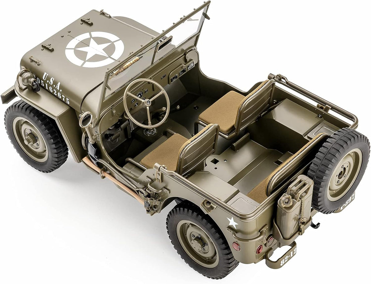 1/12 1941 MB Scaler RC Jeep 4x4 RTR RC Rock Crawler Military O343665
