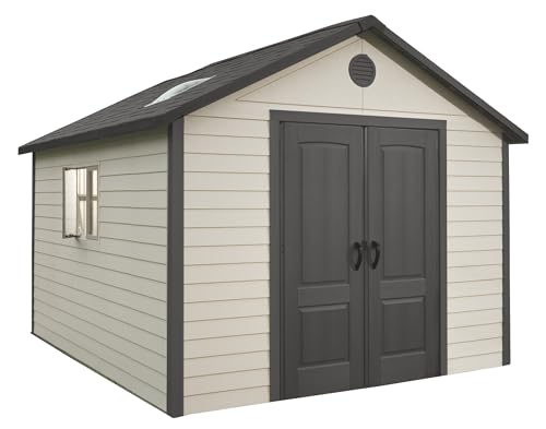 11 by 11 Feet Outdoor Storage Shed with Windows P99671