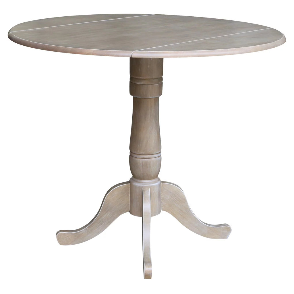 42" Round Dual Drop Leaf Pedestal Table L78989