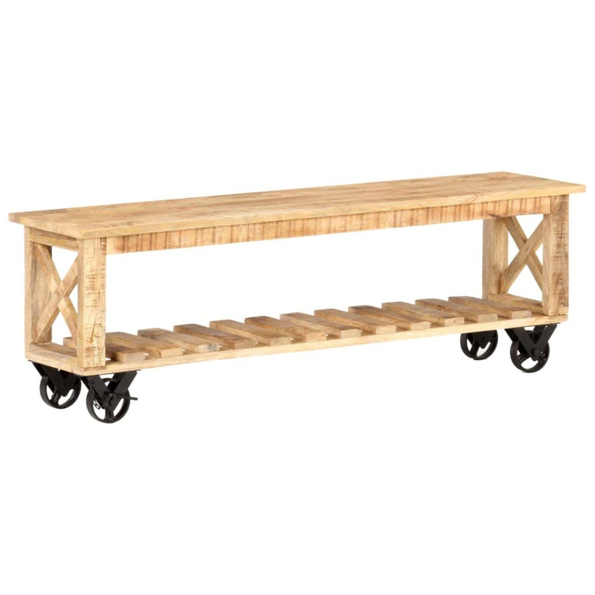 Rough Mango Wood TV Cabinet C377972