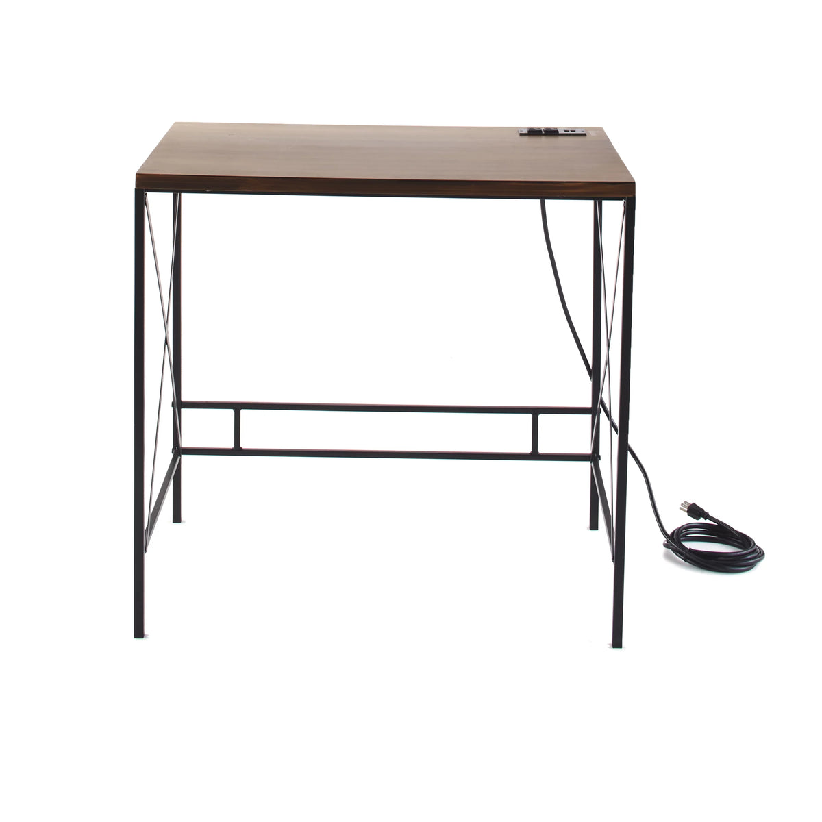 Powered Office Desk with Outlet & USB Port Q962903