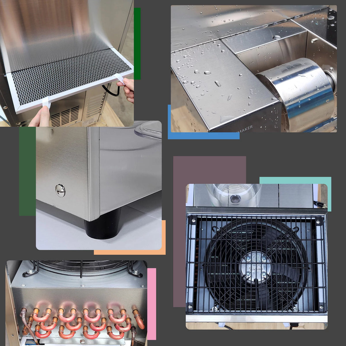 Commercial Automatic Snowflake Ice Maker, Shaved Ice Machine, Ice Crusher Shaver X499602