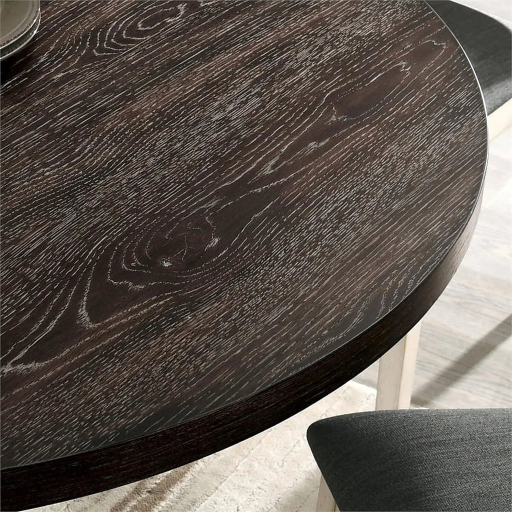 5-Piece Round Wood Dining Table Set P5626