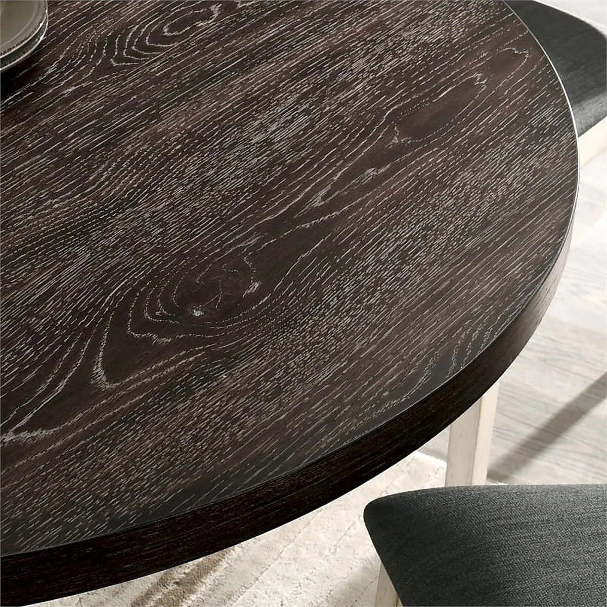 5-Piece Round Wood Dining Table Set P5626