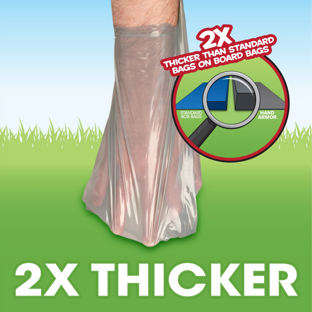 Extra Thick Multi Colored Dog Poop Bags with Easy Tie Handles, 200 Count V498