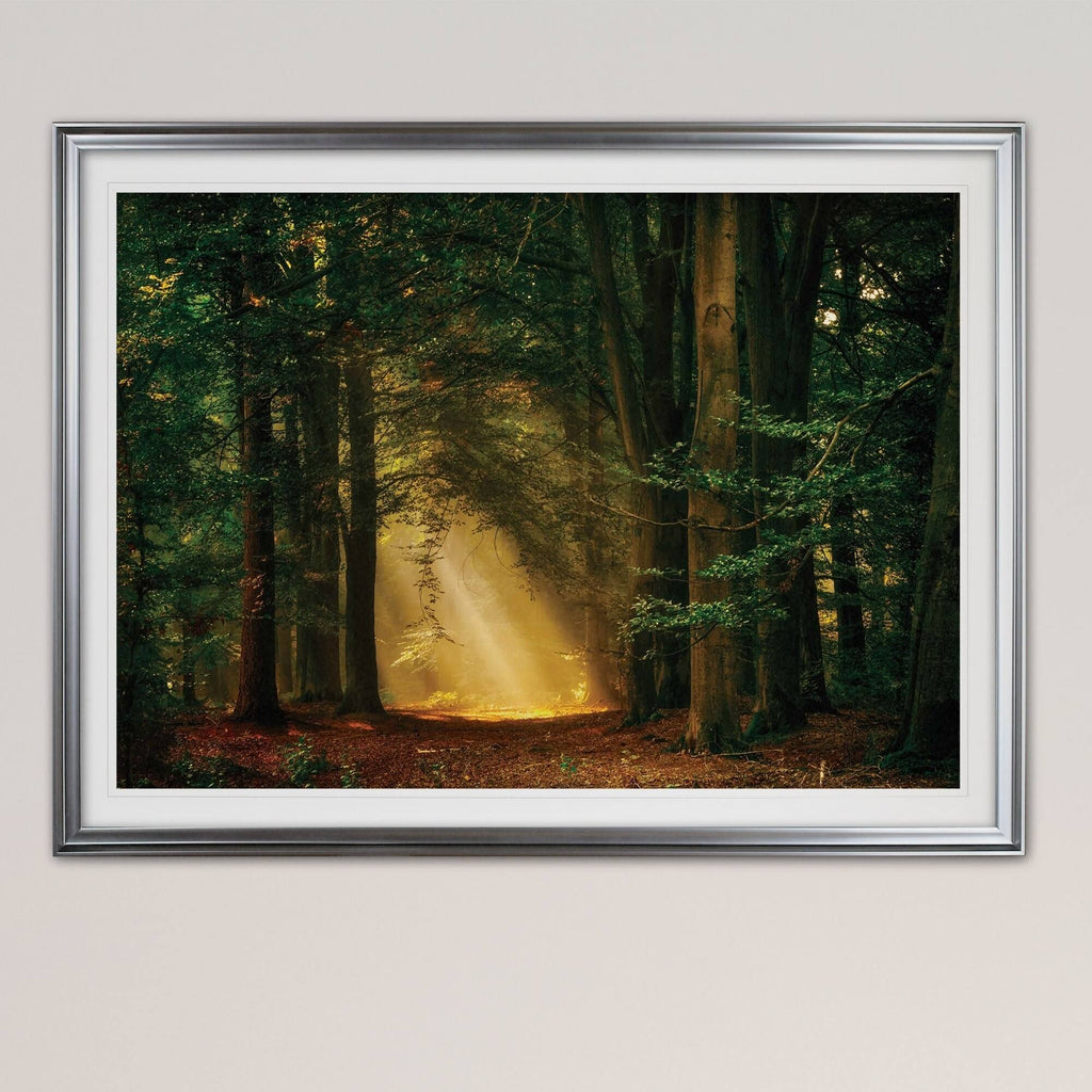 Oversized Framed Print Gold G2449