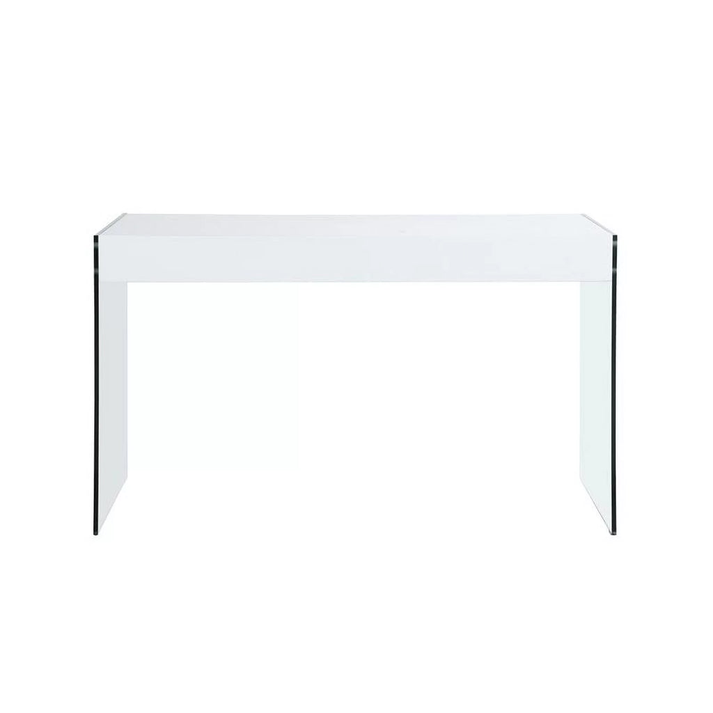 51.2" Wood and Glass Desk S656