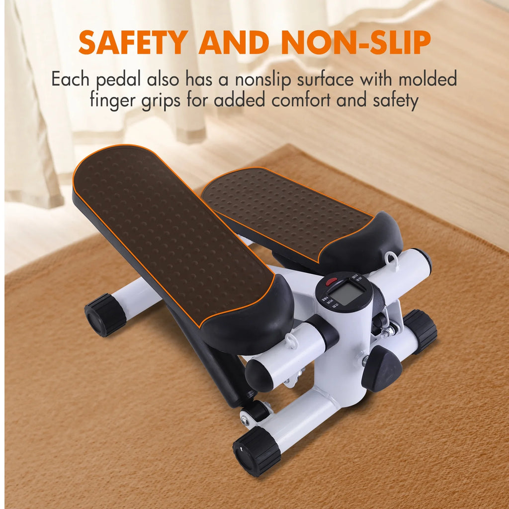 White Mini Stepper with Resistance Band G6972