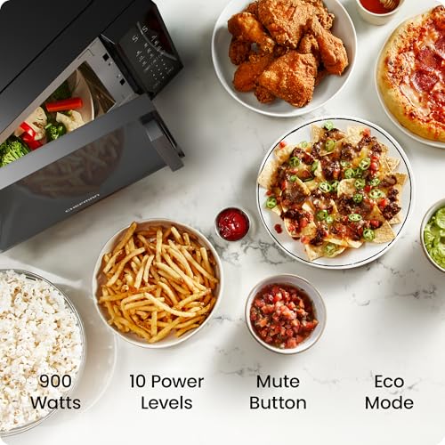 1.1 Cu. Ft. 1000 Watts Black Countertop Microwave Oven R394