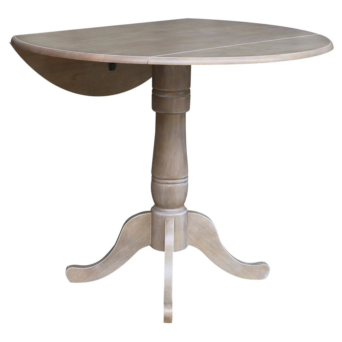 42" Round Dual Drop Leaf Pedestal Table L78989