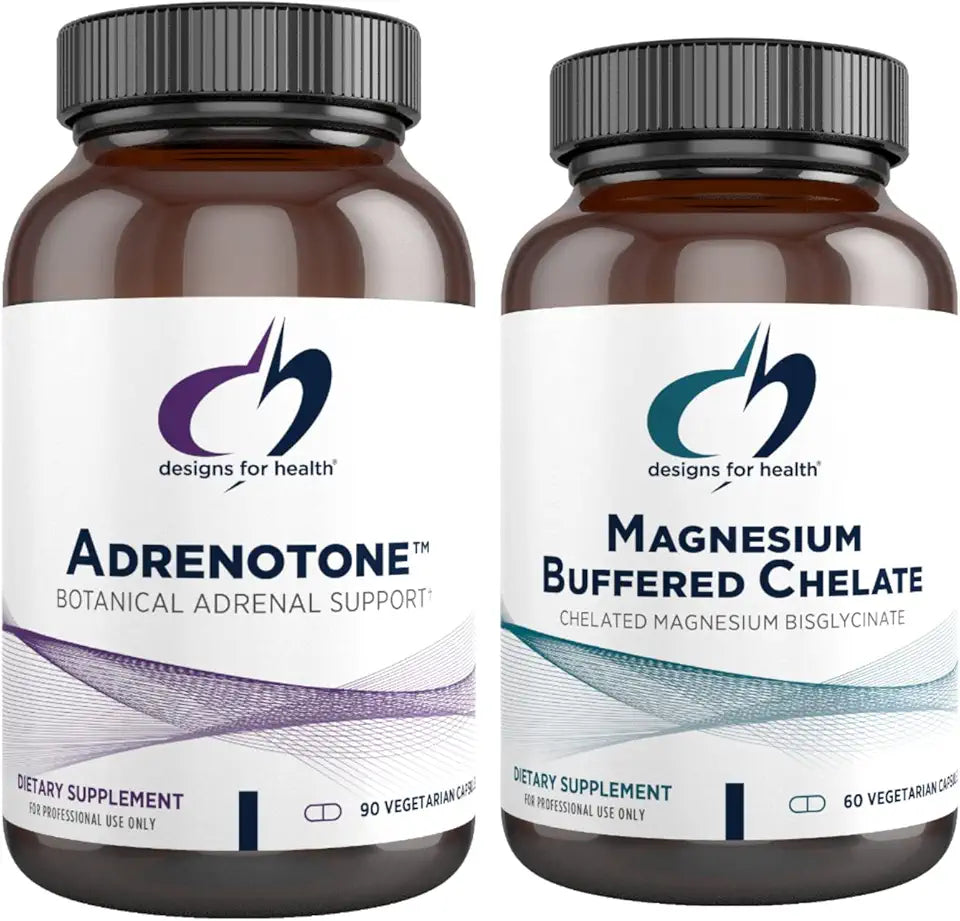 Magnesium Buffered Chelate and Adaptogenic Herbs 2 Product Set U248092