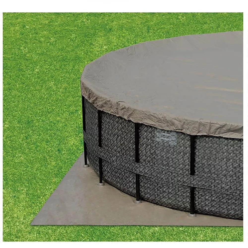 18ft x 48in Above Ground Frame Swimming Pool Set with Pump G248923
