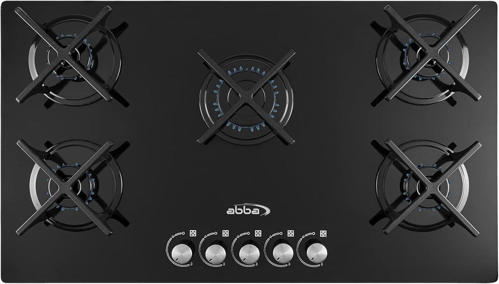 30" Gas Cooktop with 5 Burners, Tempered Glass Surface O110