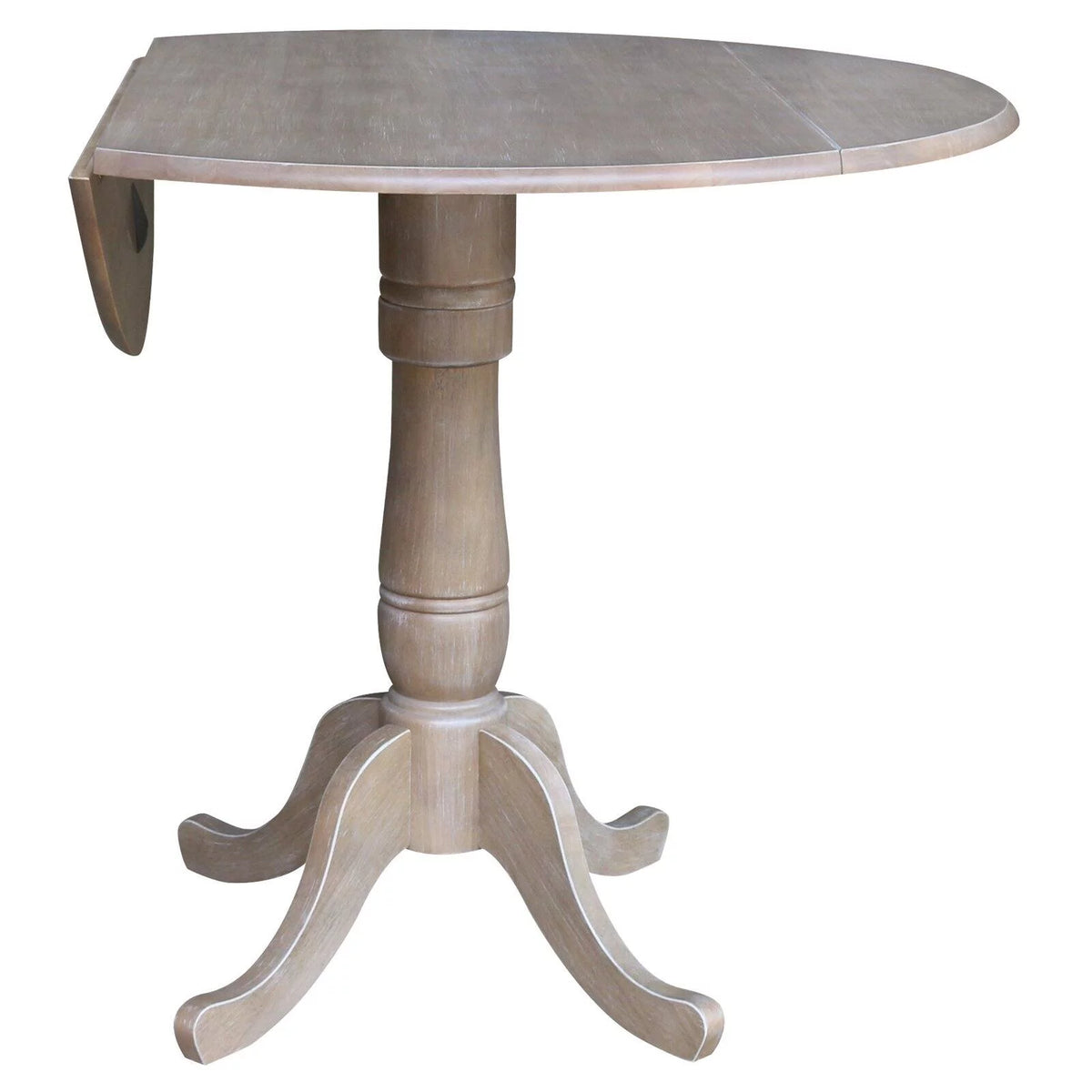 42" Round Dual Drop Leaf Pedestal Table L78989