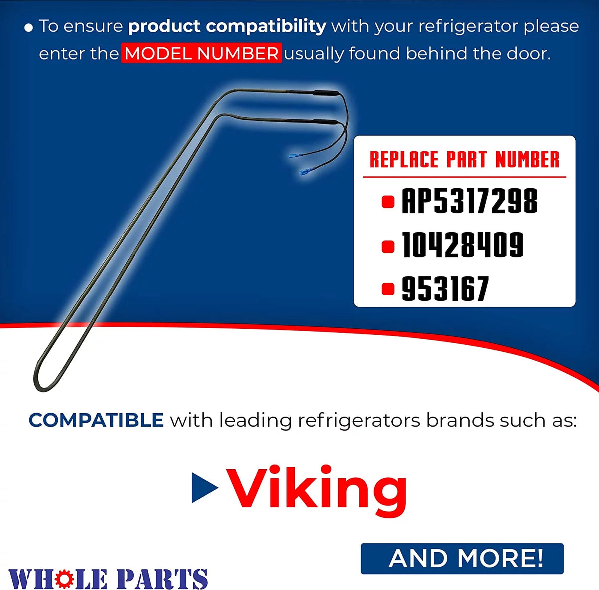 Bottom Mount Evaporator Heater Q607