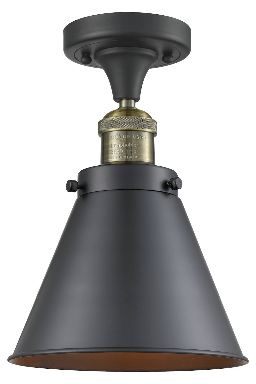 1 Light Semi-Flush Mount Q44645