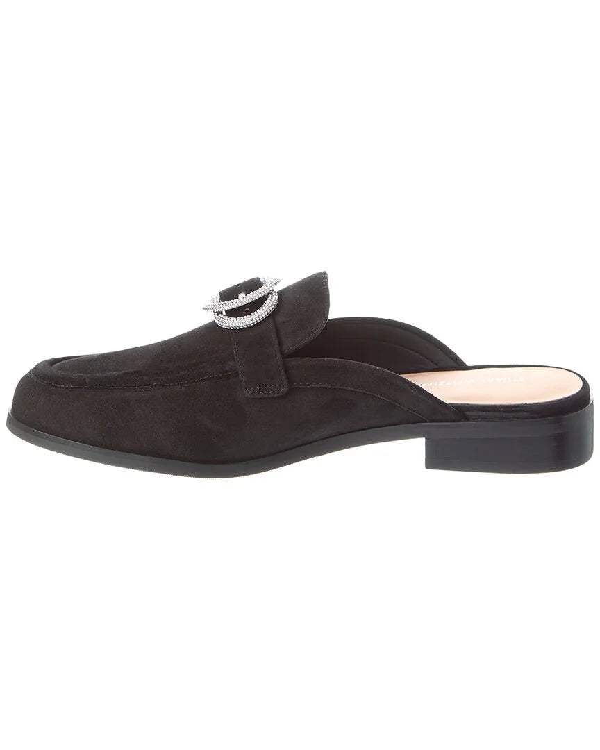 Black Suede Mule N125