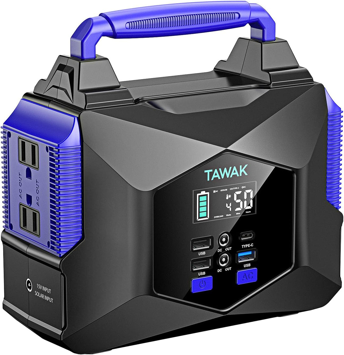 250Wh 300W Portable Power Station with LCD Screen B15769
