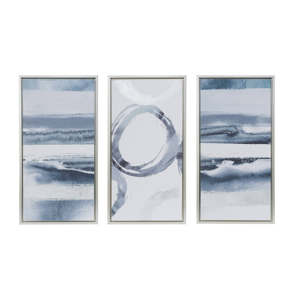 Grey Printed Frame Canvas 3 Piece Set M8833