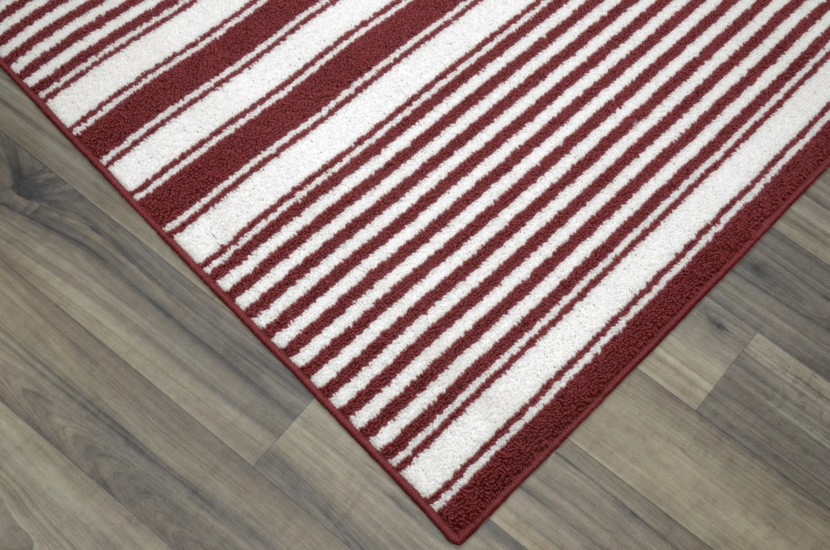 6 ft. x 8 ft. Chili Red Area Rug T9067