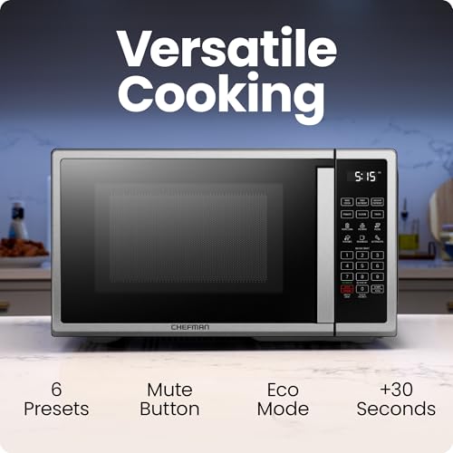 1.1 Cu. Ft. 1000 Watts Black Countertop Microwave Oven R394