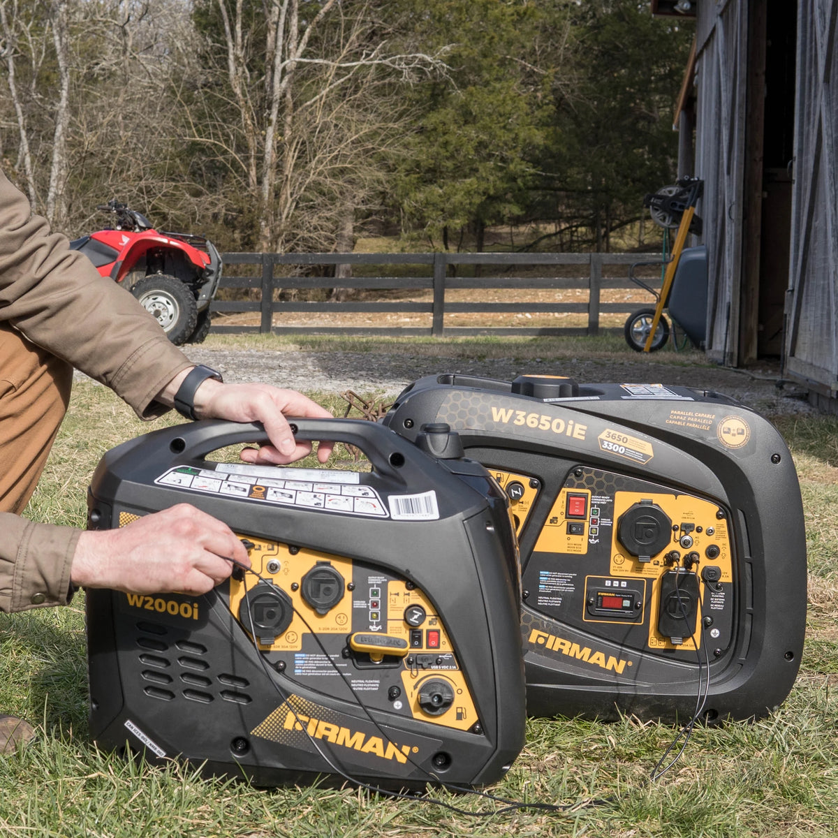 1600/2000 Watt Gasoline Powered Inverter Generator A950347