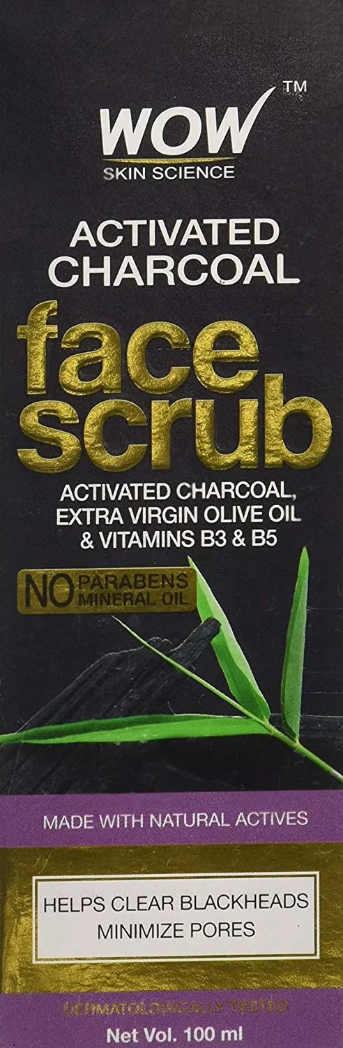 Charcoal Face Scrub 100ml W908082