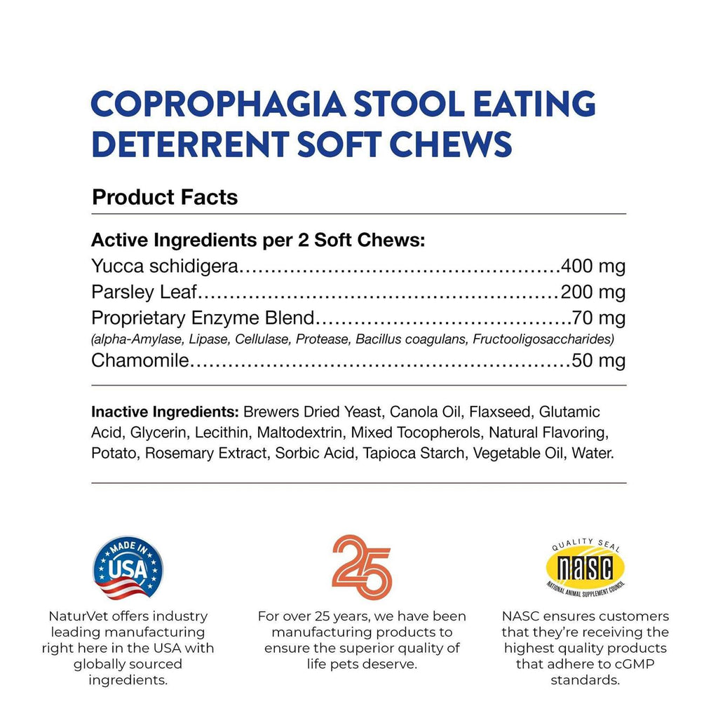 Coprophagia Stool Eating Deterrent Plus Breath Aid O91678