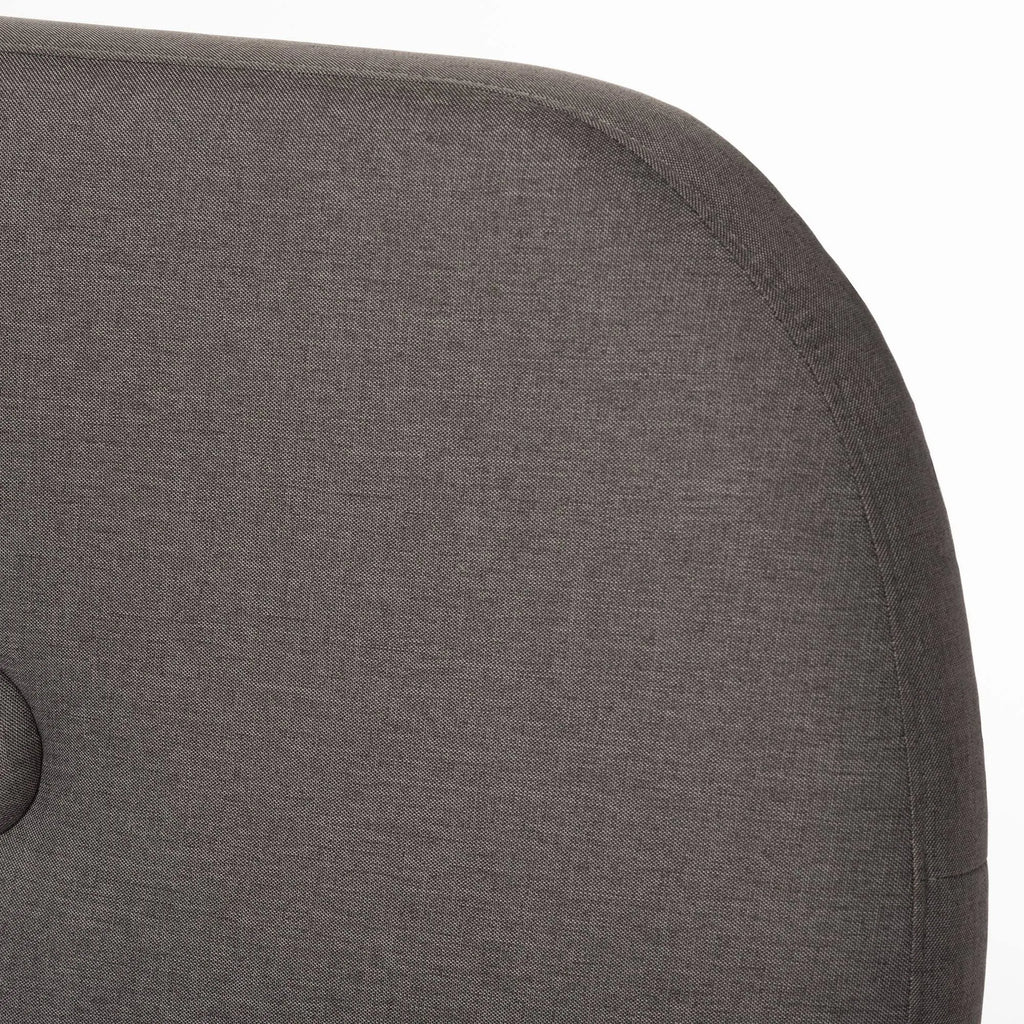 King Grey Platform Bed A9753