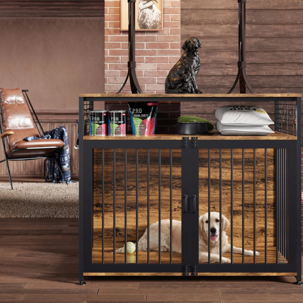 Heavy Duty Dog Crate Furniture X2701