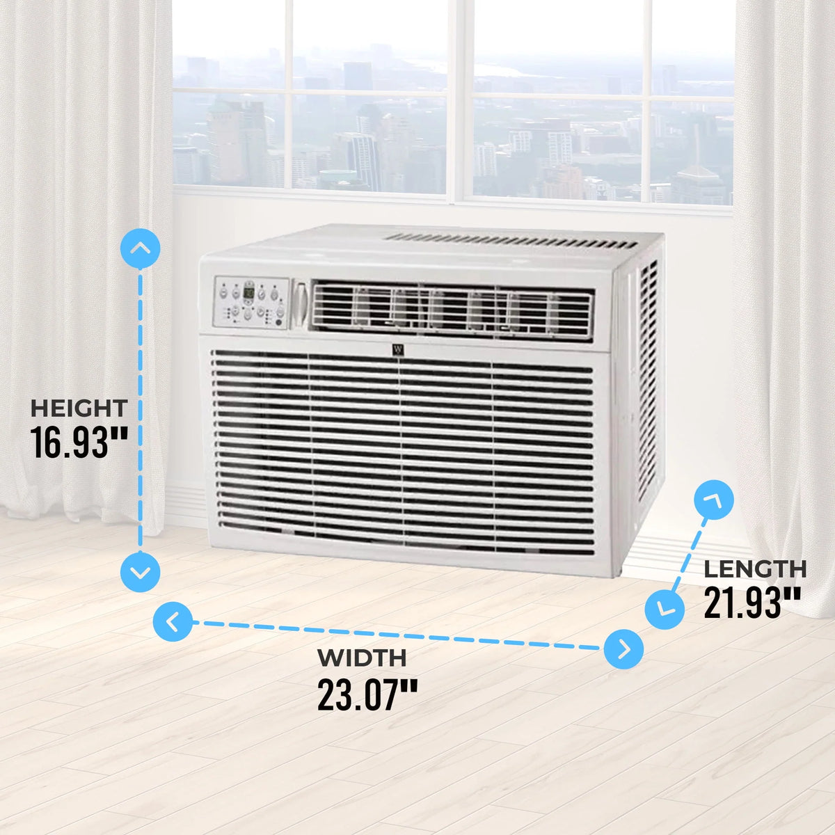 18,000 BTU Window Air Conditioner with Remote Control I333266