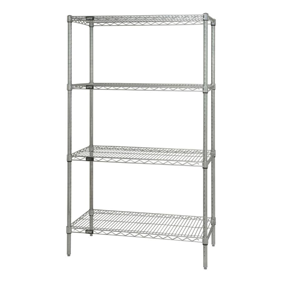 Chrome Wire Shelving Unit S8124
